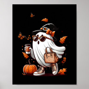 Affiche Boojee Ghost Costume Halloween Citrouille Mer Éffr
