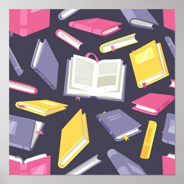 Affiche Book pattern (Devant)