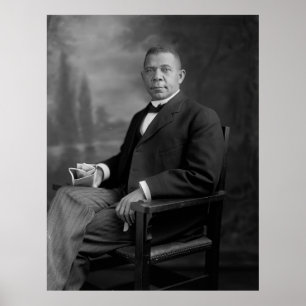 Affiche Booker T. Washington Portrait par Harris & Ewing