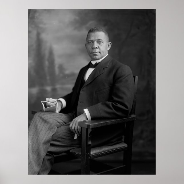 Affiche Booker T. Washington Portrait par Harris & Ewing (Devant)