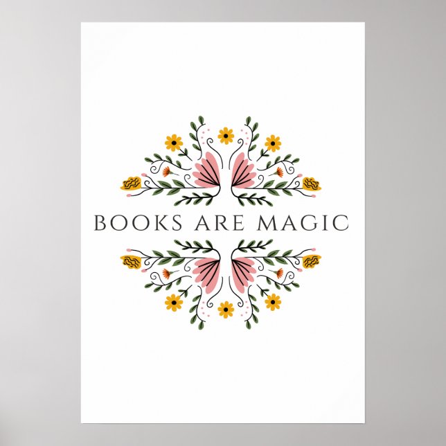 Affiche Books are Magic Sticker (Devant)