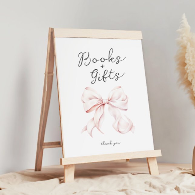 Affiche Books rose pour Baby Table Signal (Créateur téléchargé)