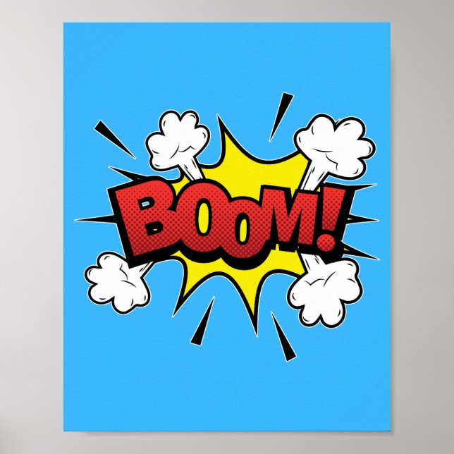 Affiche Boom ! Explosive Pop Art Blast (Devant)
