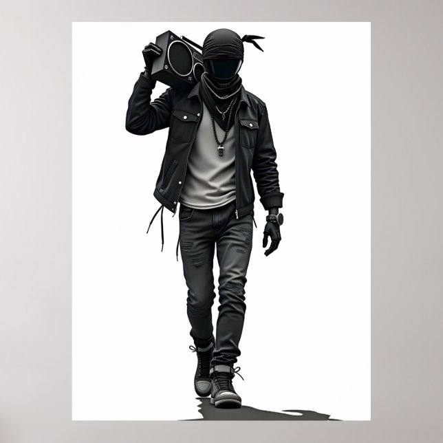 Affiche Boombox (Devant)