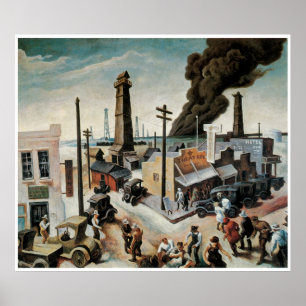 Affiche Boomtown, ville américaine de l'ouest