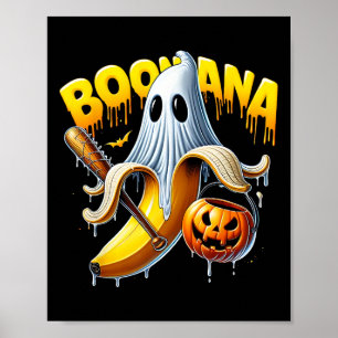 Affiche Boonana Ghost Nana Funny Costume d'Halloween Art 1