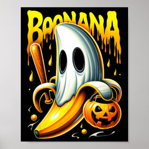Affiche Boonana Ghost Nana Funny Halloween Costume Art