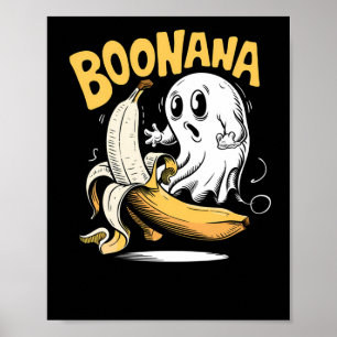 Affiche Boonana Surprise Me Boo Halloween Funny Ghostface