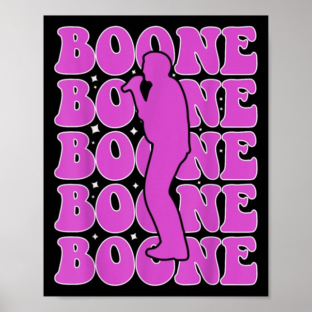 Affiche Boone Lover Pour Hommes Femmes Garçons Filles Enfa (Devant)