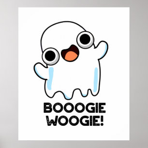 Affiche Booogie Woogie Funky Music Ghost Pun