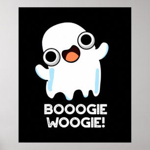 Affiche Booogie Woogie Funny Musique Ghost Pun Dark BG