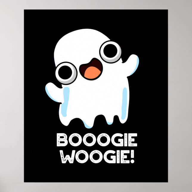 Affiche Booogie Woogie Funny Musique Ghost Pun Dark BG (Devant)