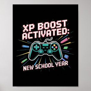 Affiche Boost d'Xp, Nouvelle Année Scolaire, Rentrée Scola