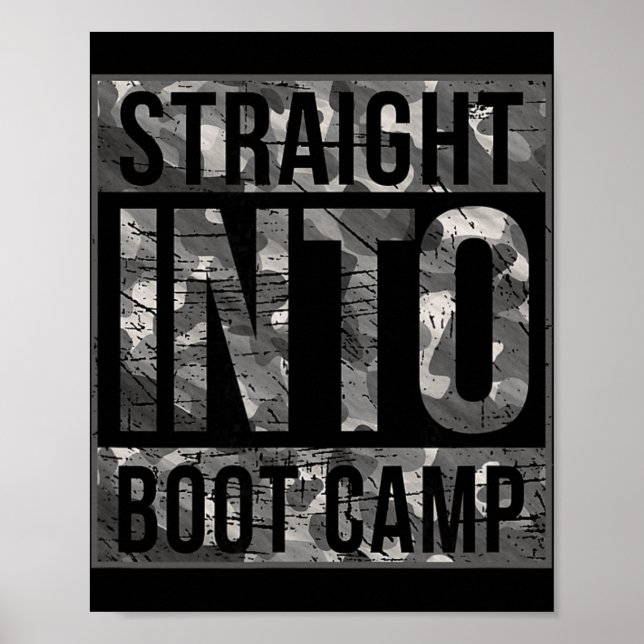 Affiche Boot Camp Basic Training Shirt For New Military Re (Devant)