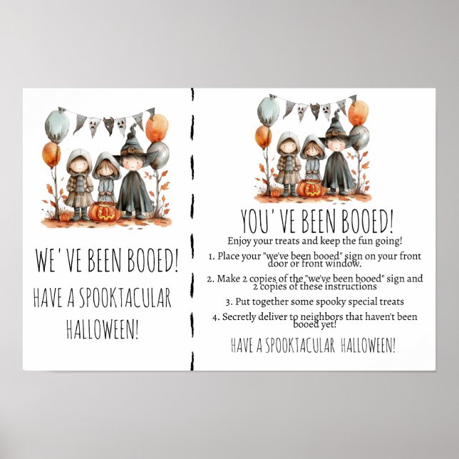 Affiche Boot Crew Surprise - Un Jeu D'Halloween (Devant)