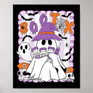 Affiche Bootox Injector Infirmière Halloween Remplissage B