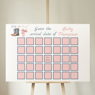 Affiche Boots ou Bows Blue Rose Genre Date d'échéance