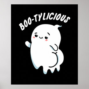 Affiche Bootylicious Funny Ghost Pun Dark BG