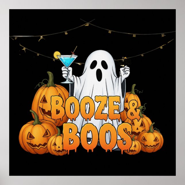 Affiche Booze & Boos Tee (Devant)