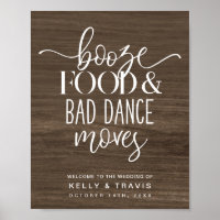 Booze Food and Bad Dance déplace l'affiche Mariage