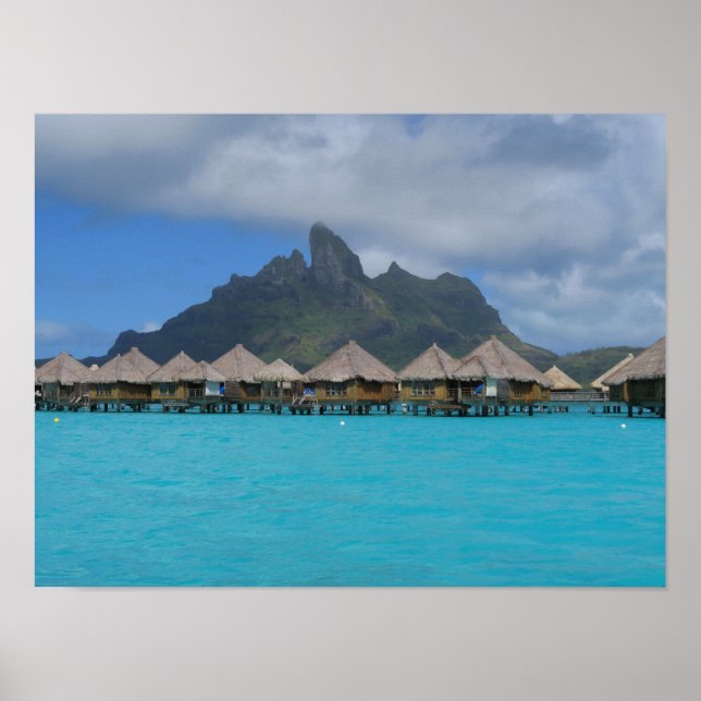 Affiche Bora Bora Polynésie française (Devant)