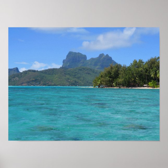 Affiche Bora Bora Polynésie française (Devant)
