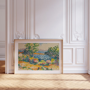 Affiche Bord de mer en Méditerranée Henri-Edmond Cross
