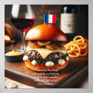 Affiche Bordeaux Bistro Burger