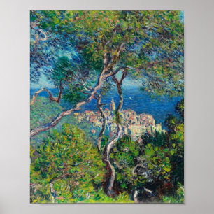 Affiche Bordighera 1884 Par Claude Monet