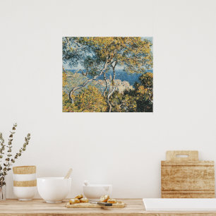 Affiche Bordighera par Claude Monet