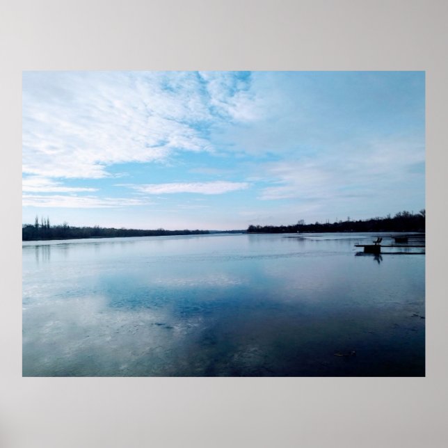 Affiche Bords larges de la rivière Dnieper (Devant)