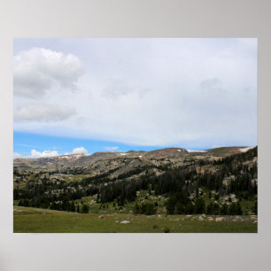 Affiche Bordure des monts Absaroka-Beartooth 16x20