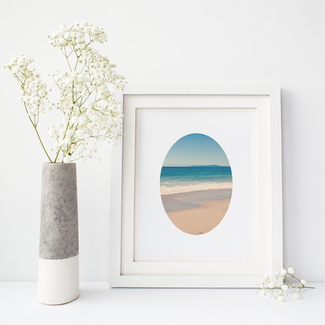 Affiche Bordure ovale Photo verticale 8"x 10" (Créateur téléchargé)