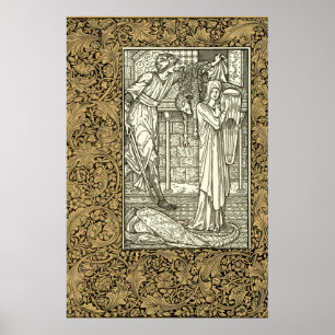 Affiche Bordure vintage de William Morris de la Kelmscott