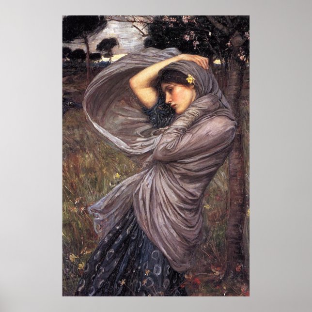 Affiche BoREA, par John William Waterhouse, 1903 (Devant)