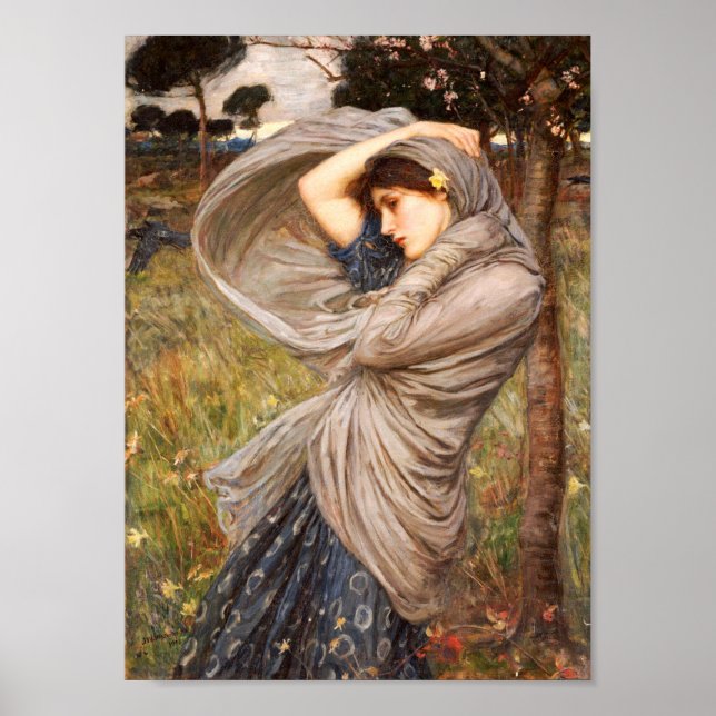 Affiche Boreas John William Waterhouse (Devant)