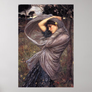 Affiche BoREAs, par John William Waterhouse, 1903