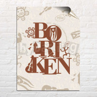 Boriken Porto Rico Taino Wall Art Télécharger l'af