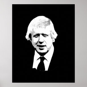 Affiche Boris Johnson - buste - -