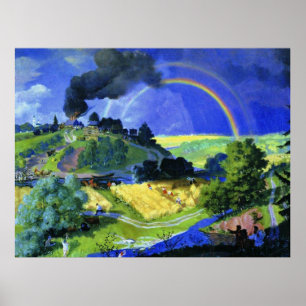 Affiche Boris Kustodiev, après la tempête,