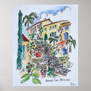 Affiche Bormes-les-Mimosas   Provence-alpes-cote d'azur