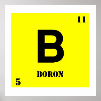 Affiche Boron