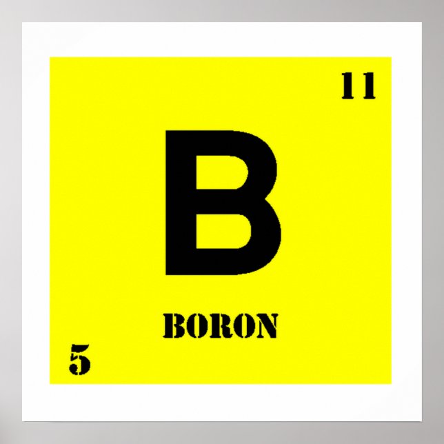 Affiche Boron (Devant)