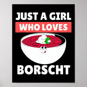 Affiche Borscht Russian Food Ukrainian Food Thanksgiving C