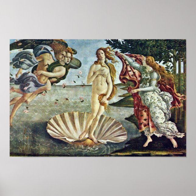 Affiche Bosanski : Roä'Enje Venere, Par Sandro Botticelli (Devant)