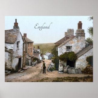 Affiche Boscastle au 19ème siècle