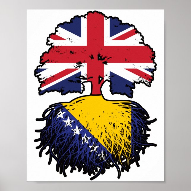 Affiche Bosnie Royaume-Uni de Bosnie Royaume-Uni Grande-Br (Devant)
