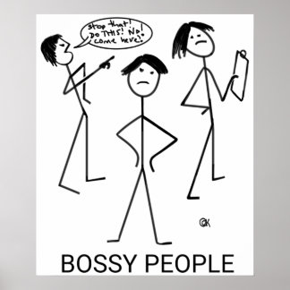 Affiche Bossy People