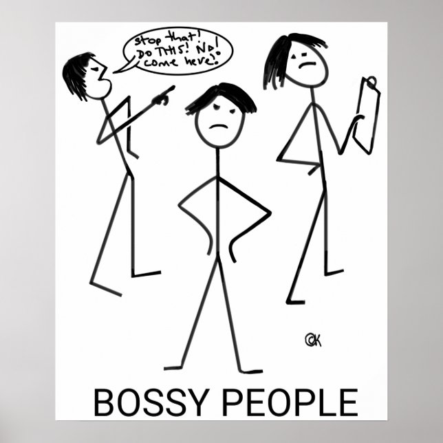 Affiche Bossy People (Devant)