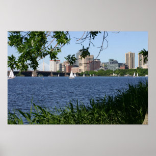 Affiche Boston Charles River